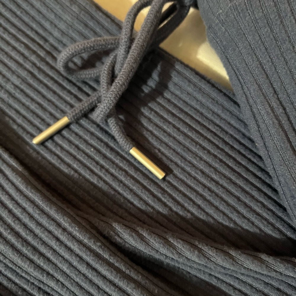 Navy Ribbed Pants - Picture 8 of 9